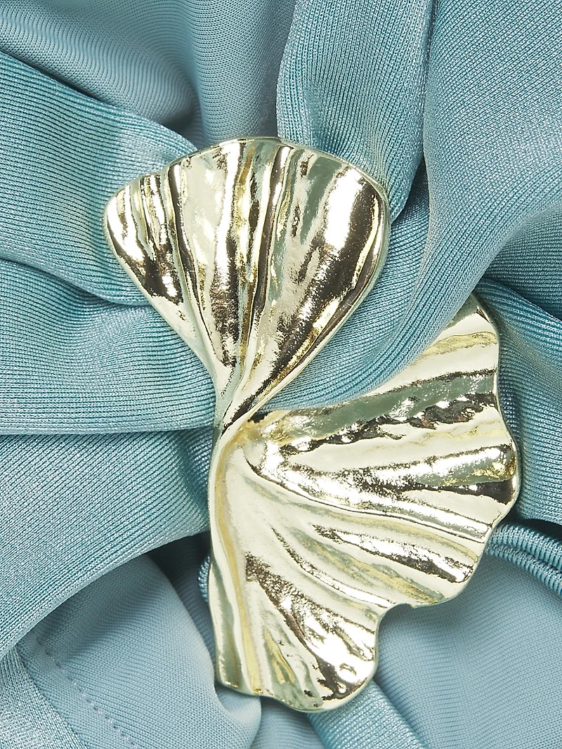 Seashell Petal Halterneck Bikini Top