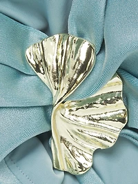 Seashell Petal Halterneck Bikini Top