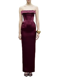 Sisu Bow Strapless Gown