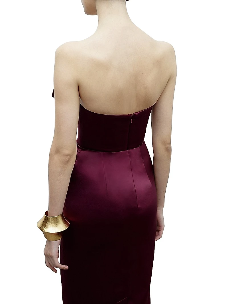 Sisu Bow Strapless Gown