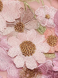 Jasmine Floral Embroidery Minidress