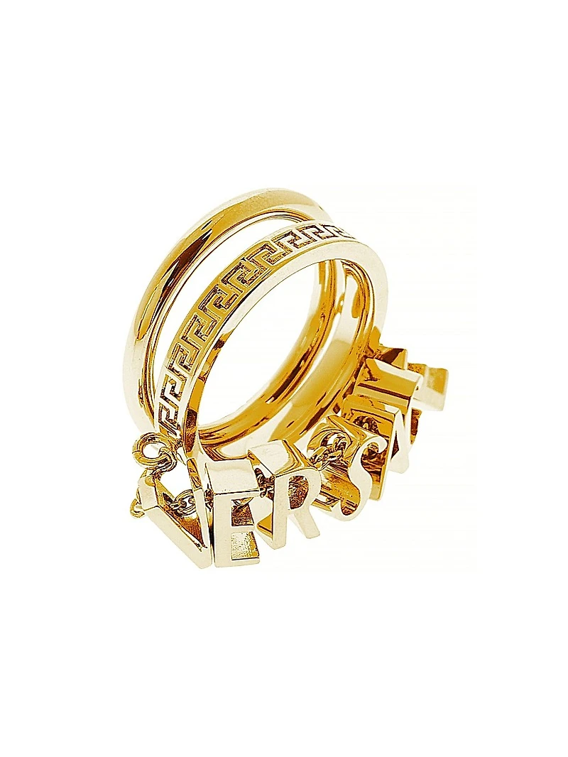 Goldtone "Versace" Ring