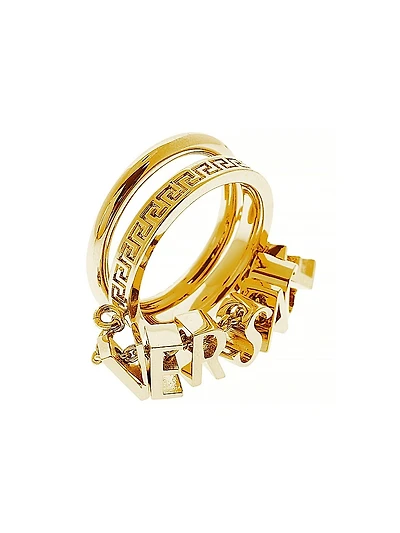 Goldtone "Versace" Ring