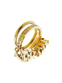 Goldtone "Versace" Ring