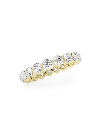 14K Gold & Floating Natural Diamond Eternity Band/2.00-4.00 TCW
