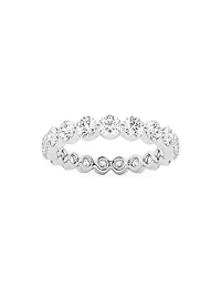 14K Gold & Floating Natural Diamond Eternity Band/2.00-4.00 TCW