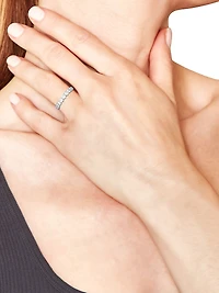 14K Gold & Floating Natural Diamond Eternity Band/2.00-4.00 TCW