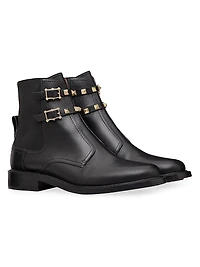 Rockstud 20MM Calfskin Ankle Boots