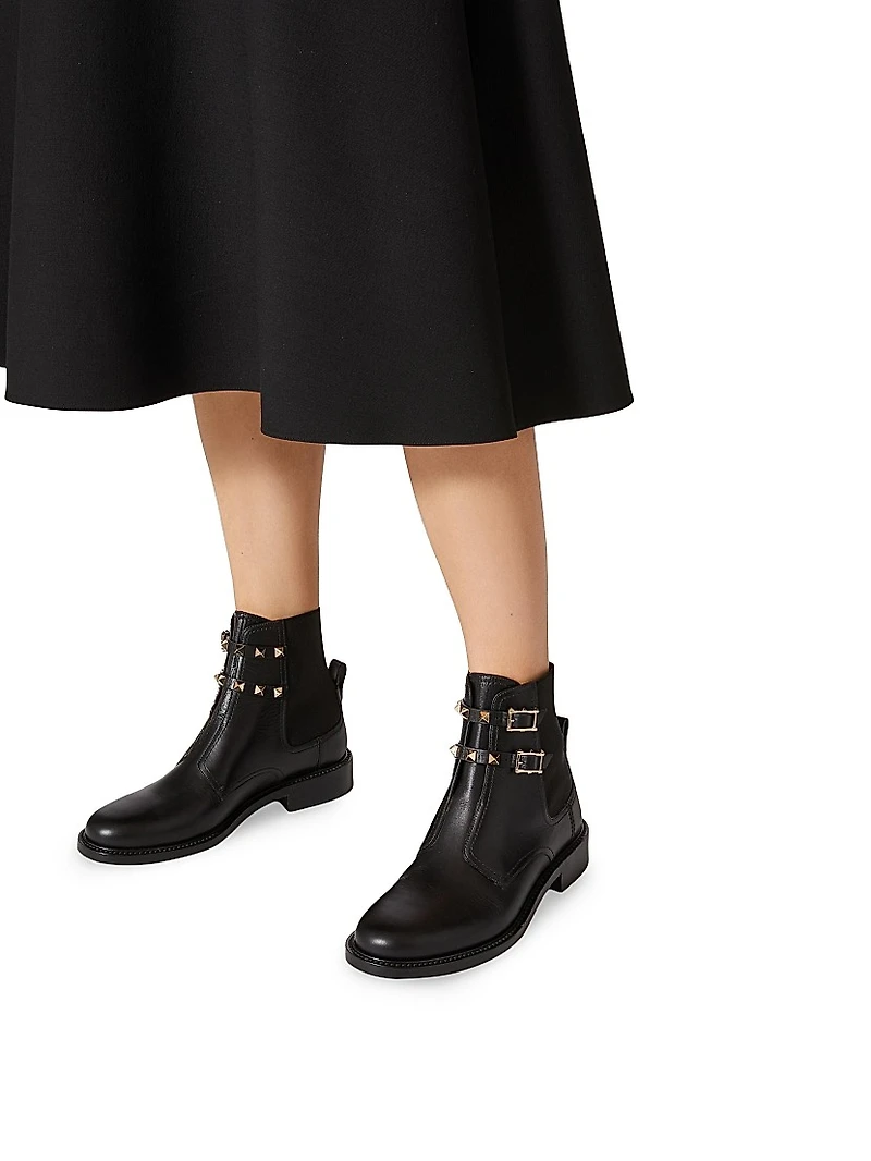 Rockstud 20MM Calfskin Ankle Boots
