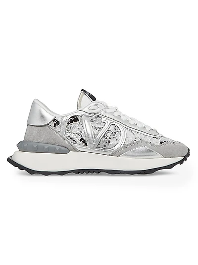 Lace and Mesh Lacerunner Sneakers