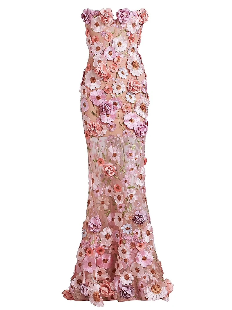 Jasmine Floral Gown
