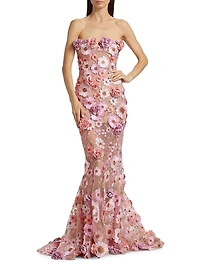 Jasmine Floral Gown