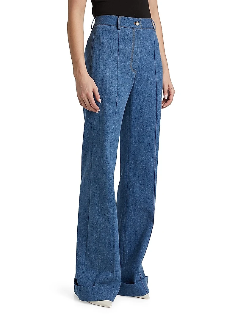 Deeda Stone Wash Denim Pants