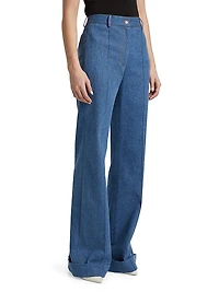 Deeda Stone Wash Denim Pants