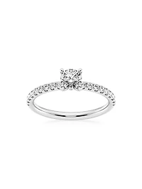 14K Gold & Natural Diamond Hidden Halo Ring/0.80-1.33 TCW