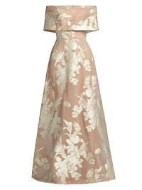 Deedie Off-The-Shoulder Gown