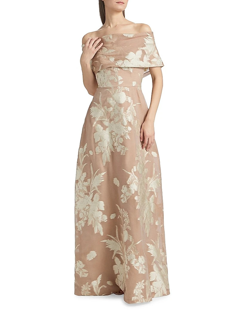 Deedie Off-The-Shoulder Gown