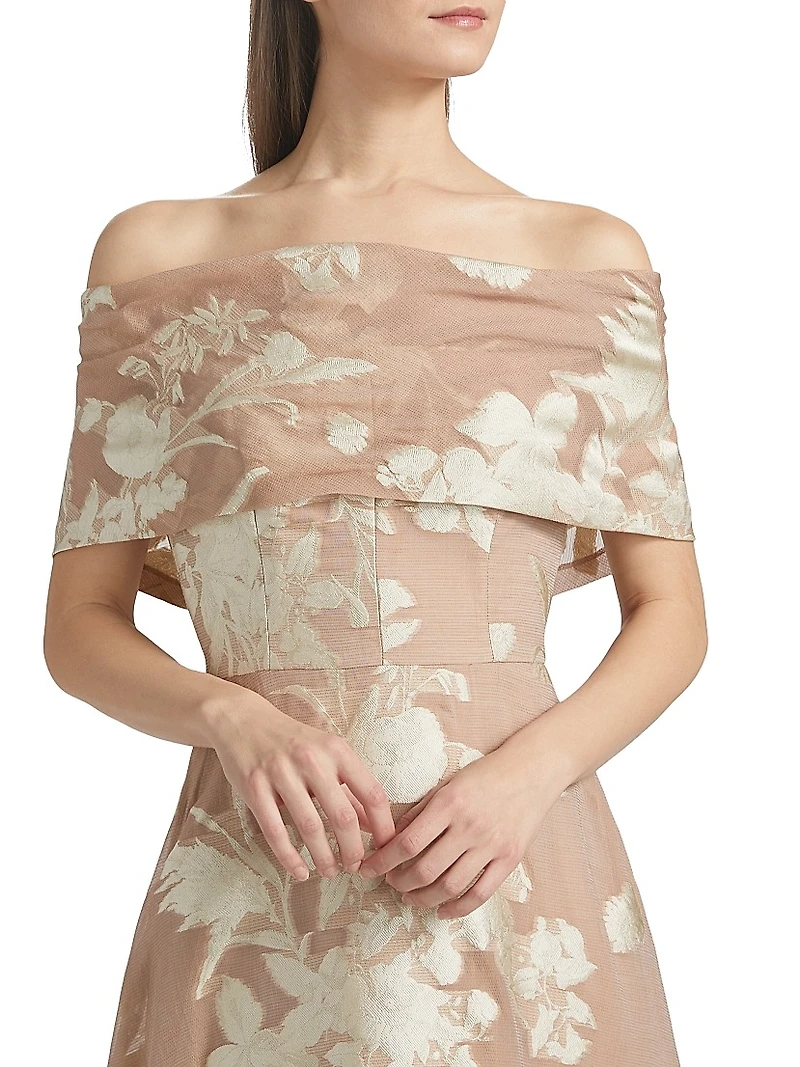 Deedie Off-The-Shoulder Gown