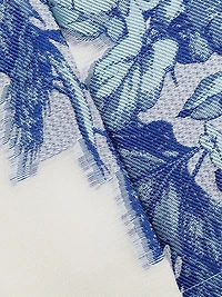 Floral Fil Coupe Midi-Dress