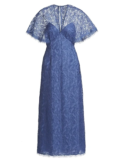 Lace V-Neck A-Line Cocktail Dress