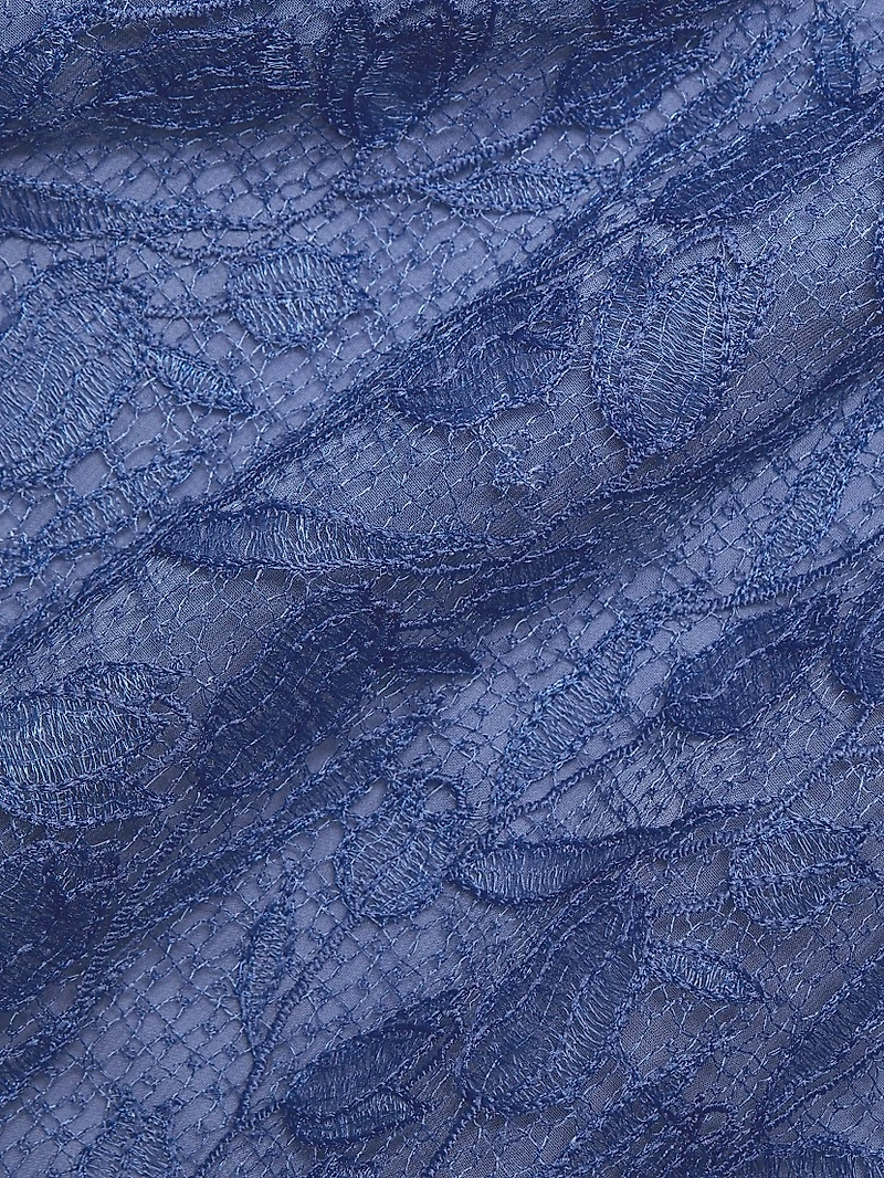 Lace V-Neck A-Line Cocktail Dress