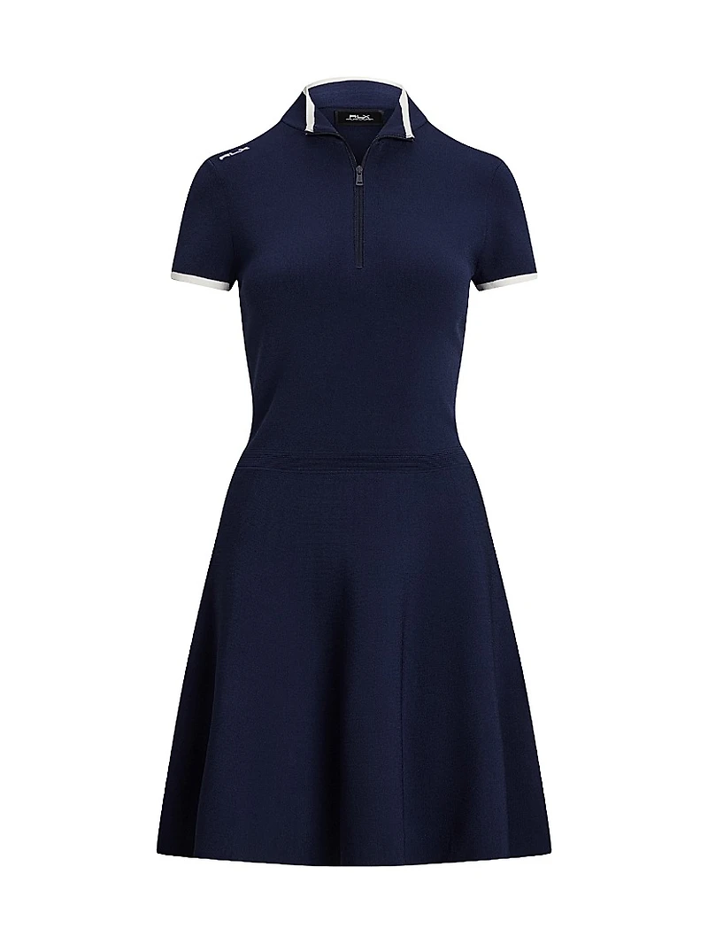 Sport Half-Zip Sweater Dress