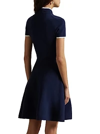 Sport Half-Zip Sweater Dress