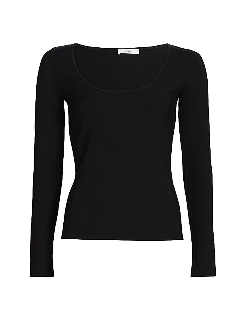 Scoopneck Slim-Fit T-Shirt