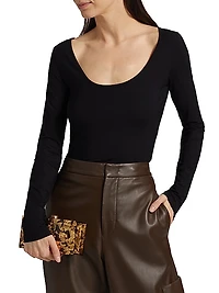 Scoopneck Slim-Fit T-Shirt