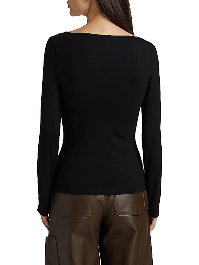 Scoopneck Slim-Fit T-Shirt