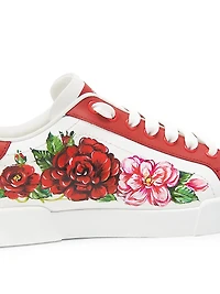 Roses Leather Sneakers