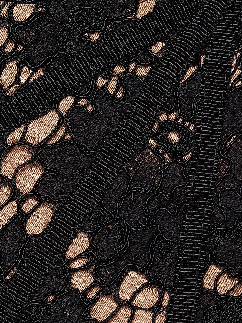 Fine Lace Midi-Dress