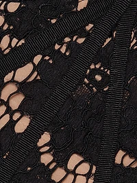 Fine Lace Midi-Dress