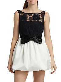 Tulle Fit & Flare Minidress