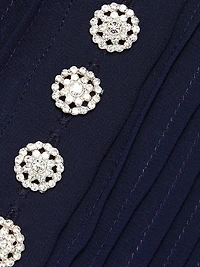 Chiffon Ruffle A-Line Minidress