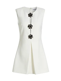 Crepe Sleeveless A-Line Playsuit
