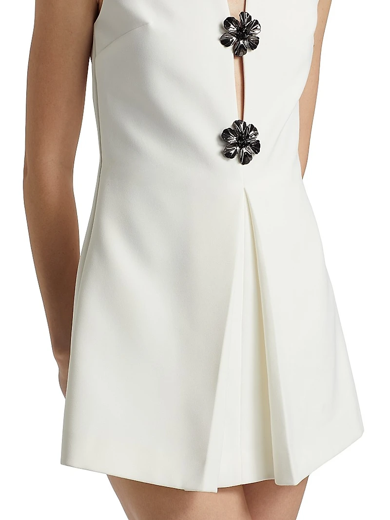 Crepe Sleeveless A-Line Playsuit