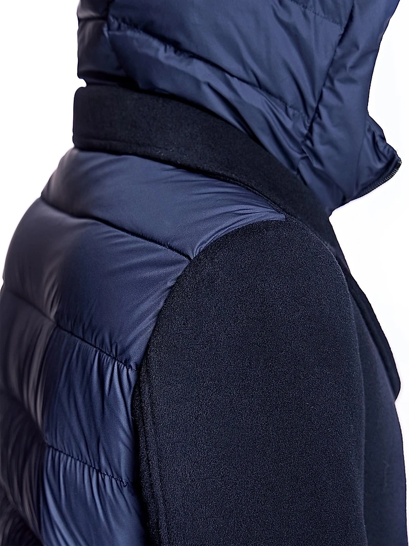 Wool Blend Puffer Coat