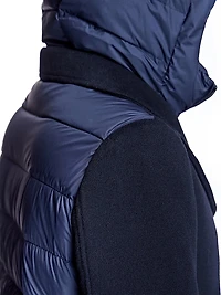 Wool Blend Puffer Coat