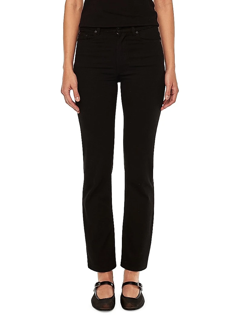 Halle Straight High Rise Instasculp Jeans