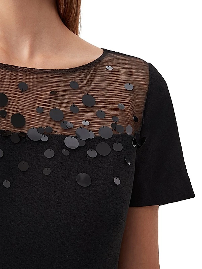 Kittany Sequin Sheath Dress