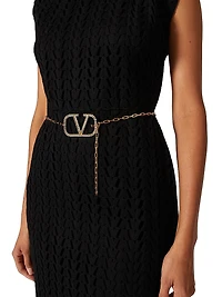 Vlogo Signature Chain Belt
