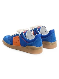 Men's Upvillage Low Top Sneakers Crust Leather and Nylon