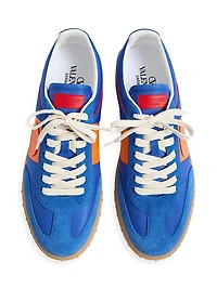 Men's Upvillage Low Top Sneakers Crust Leather and Nylon
