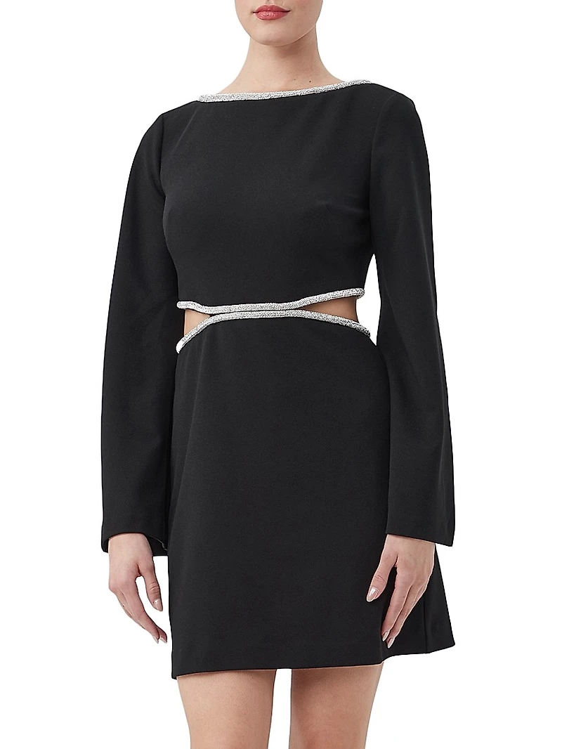 Sabia Rhinestone Minidress