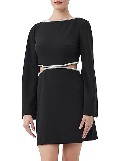 Sabia Rhinestone Minidress