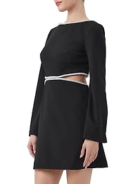 Sabia Rhinestone Minidress