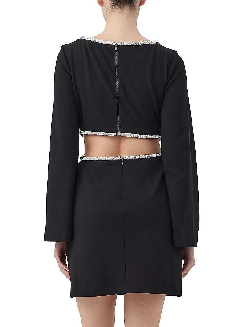 Sabia Rhinestone Minidress