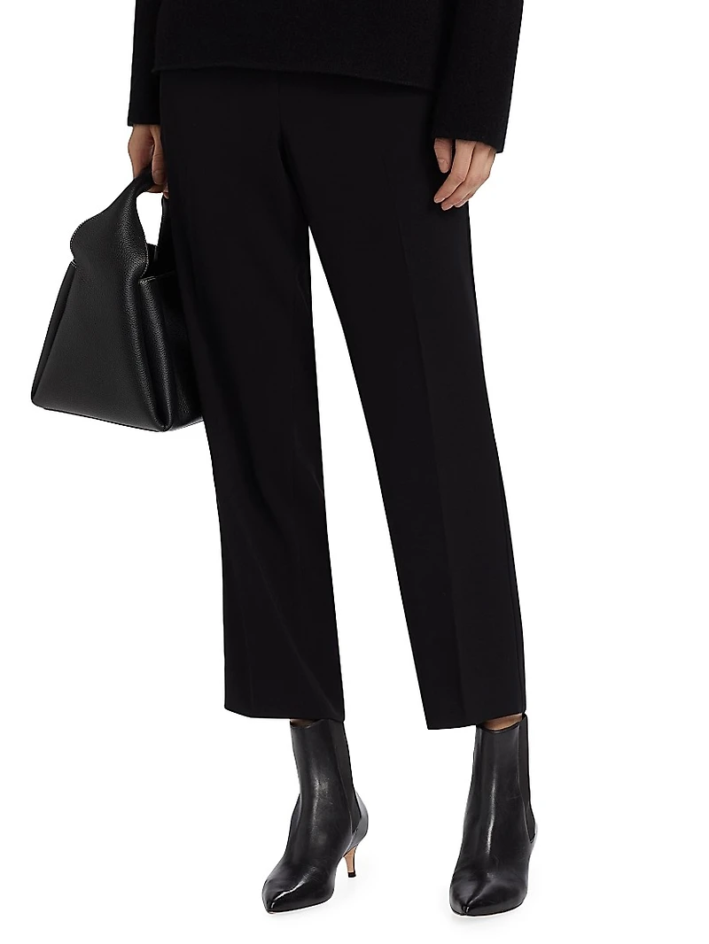 Mid-Rise Tapered Pants