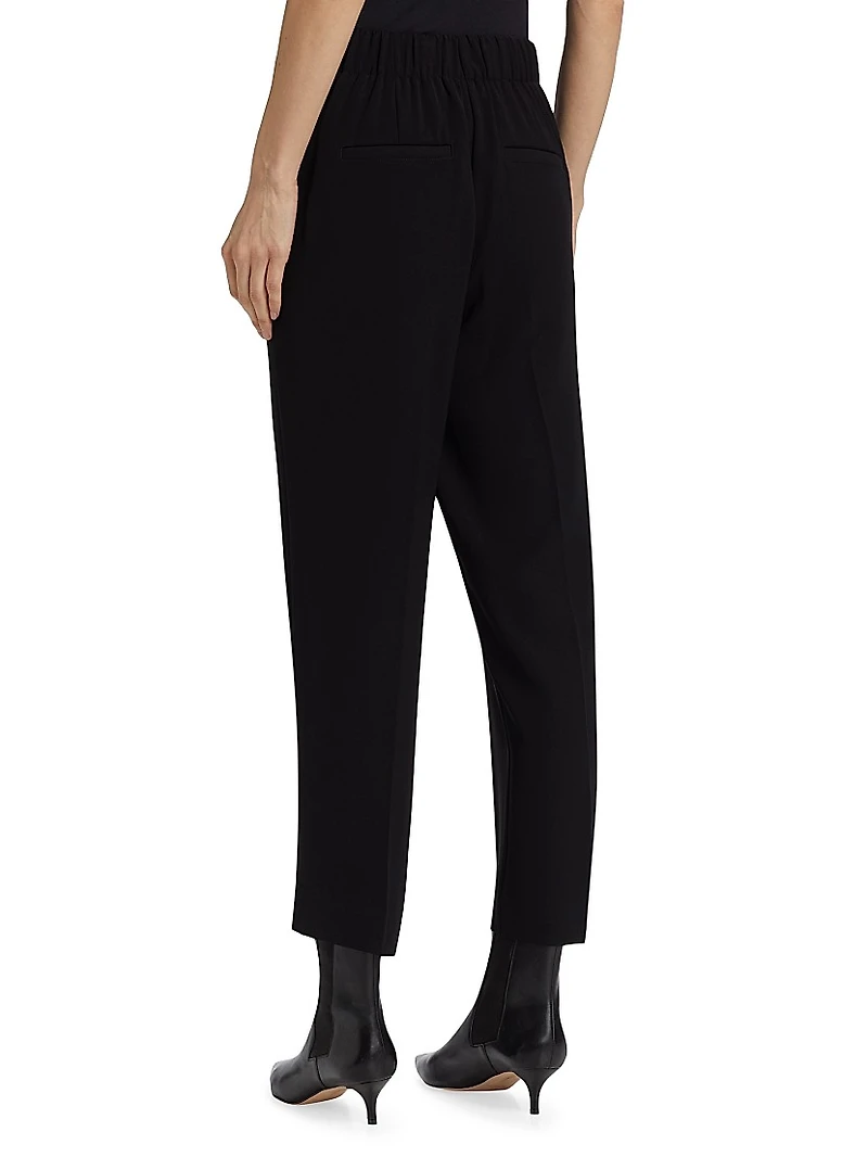 Mid-Rise Tapered Pants